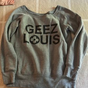 Casual sweatshirt.  So soft!  Size large (fits like medium).